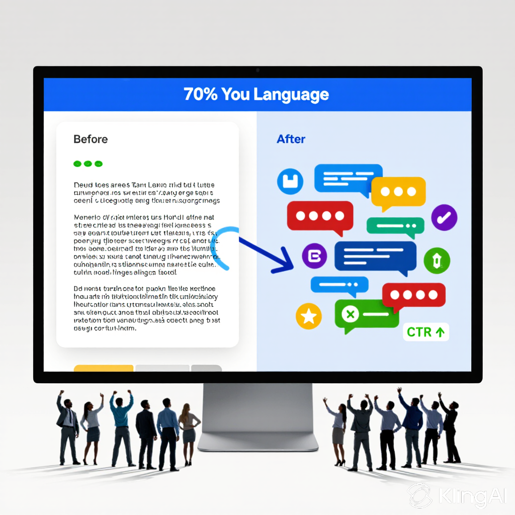 Conversational content optimization requires 70% you-language for maximum AI Overview performance