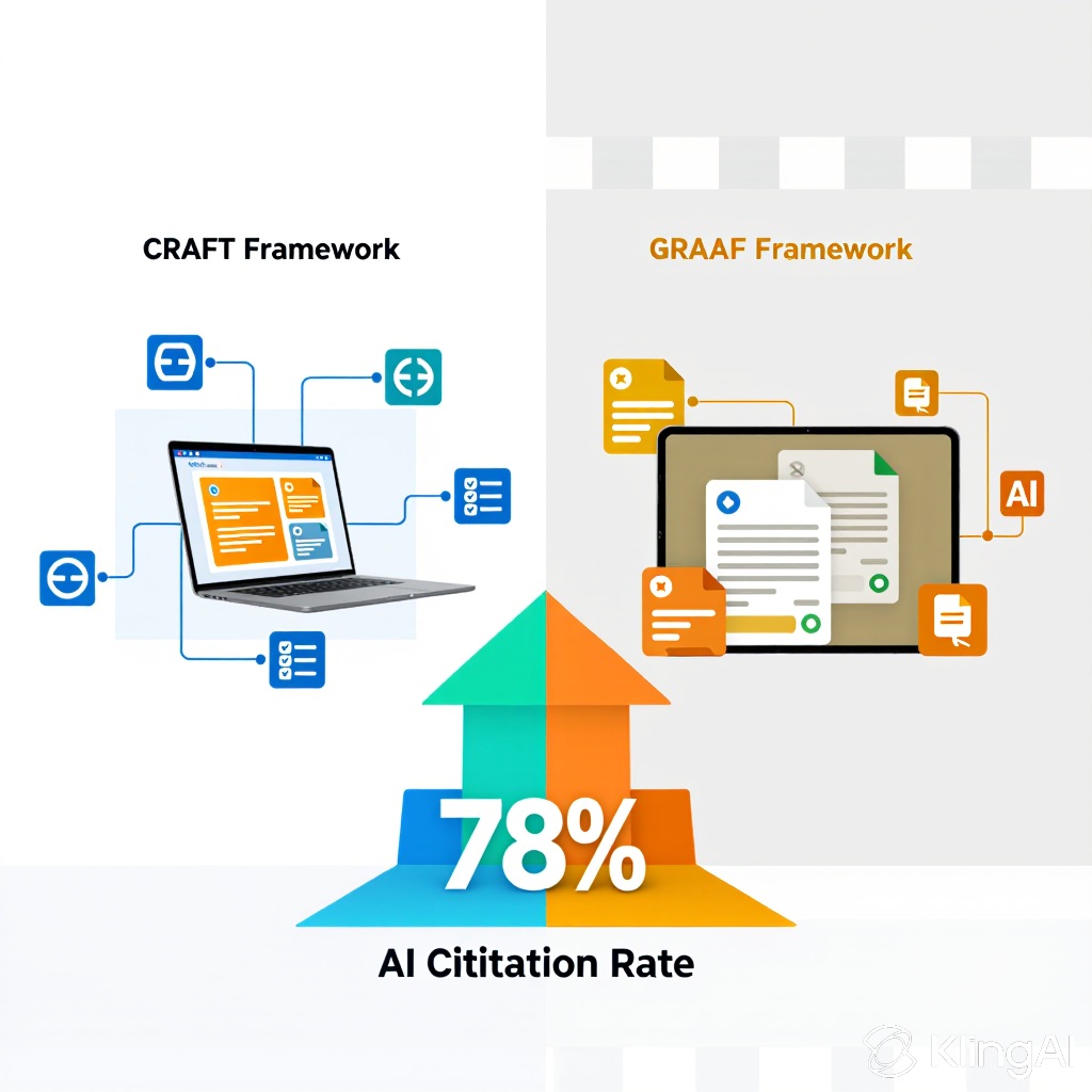 78 percent AI citations achieved with CRAFT Framework combined with GRAAF Framework