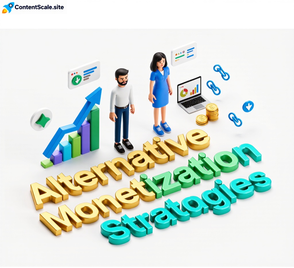 Publisher monetization strategies including ad revenue, affiliate marketing, sponsorships, subscriptions, and direct sales models