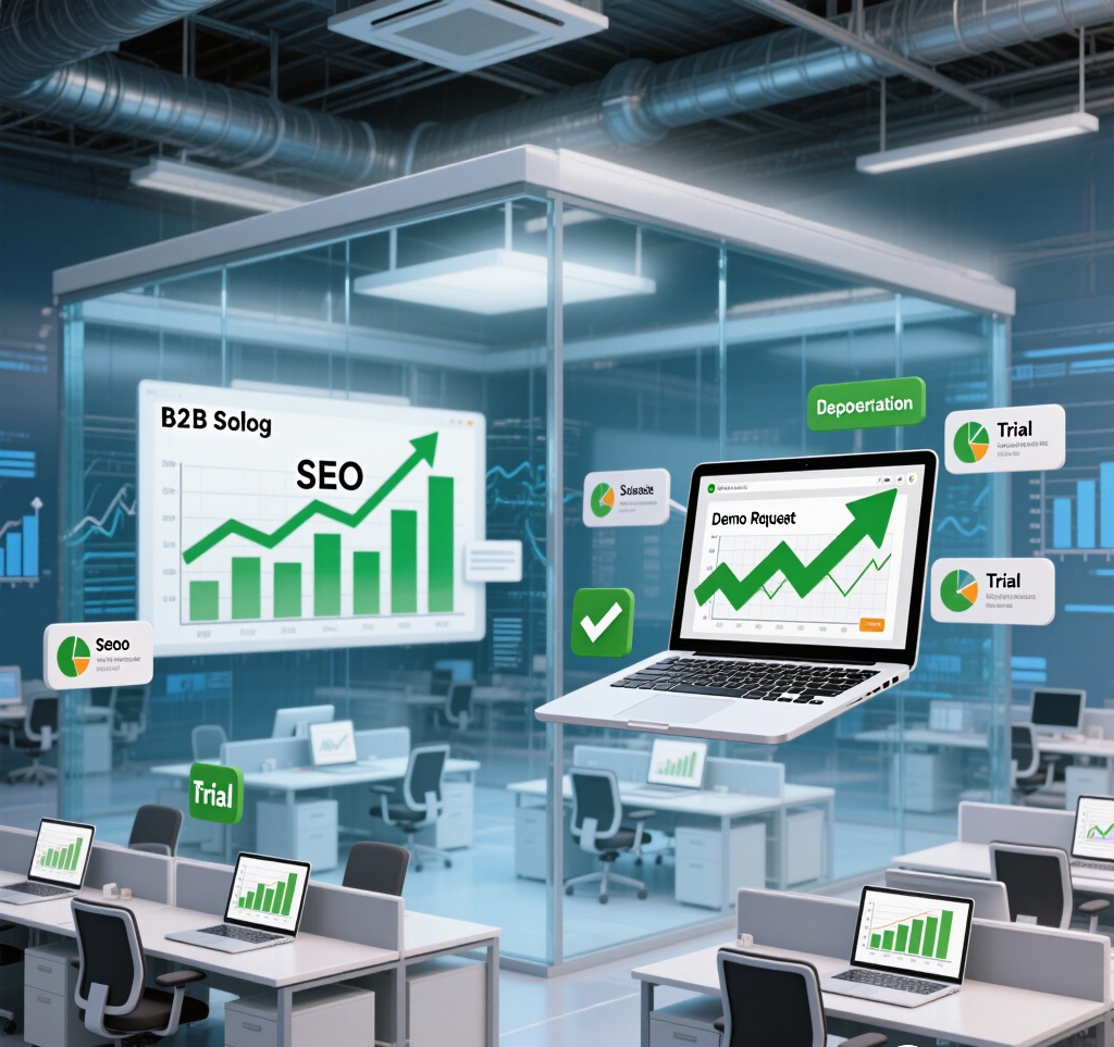 B2B SaaS recovery showing complete traffic restoration timeline and pipeline impact