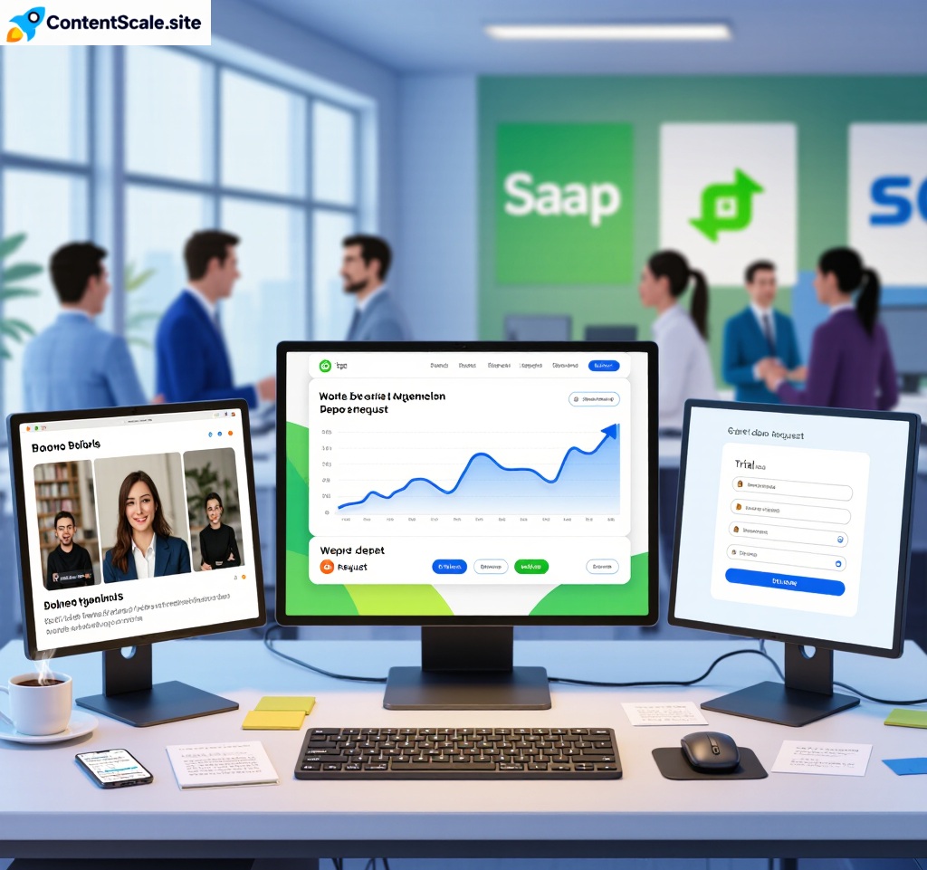 B2B SaaS recovery showing enterprise software traffic drop patterns and recovery strategies