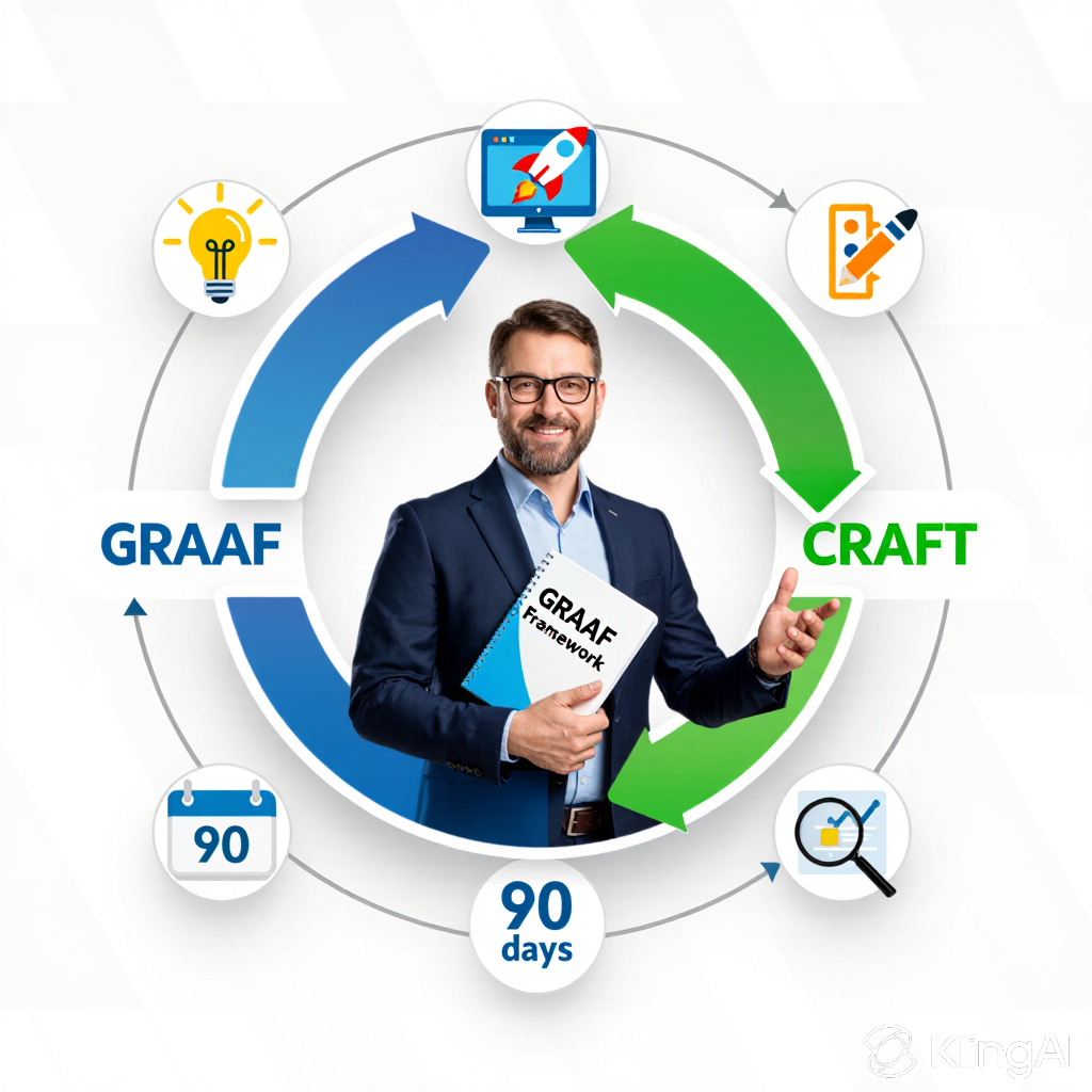 GRAAF Framework for website traffic drop recovery showing five pillars: Genuinely Credible, Relevant, Actionable, Accurate, and Fresh