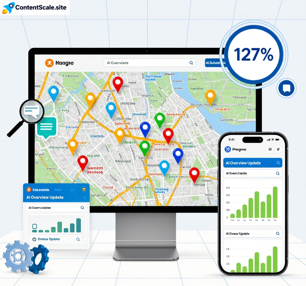Local business recovery showing different near me search intent patterns and CTR data
