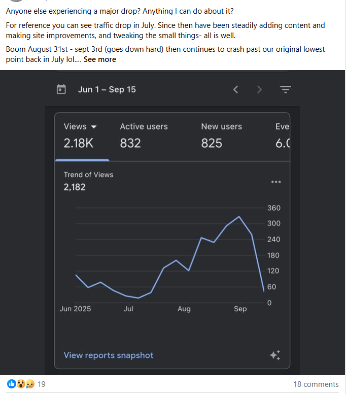 Traffic dropped suddenly showing major traffic loss in Google Search Console - Emergency ranking vs traffic analysis