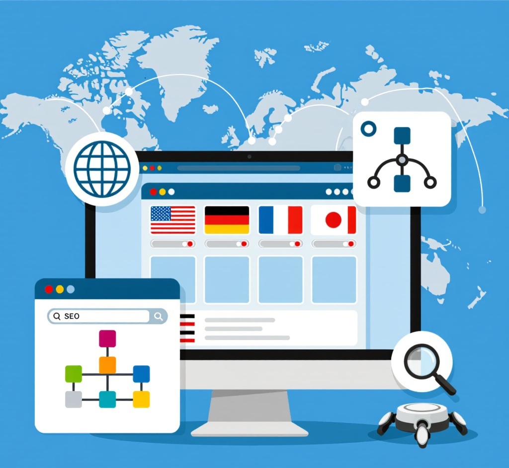 International SEO implementation for Netherlands, Belgium and European markets showing hreflang setup and localization strategies