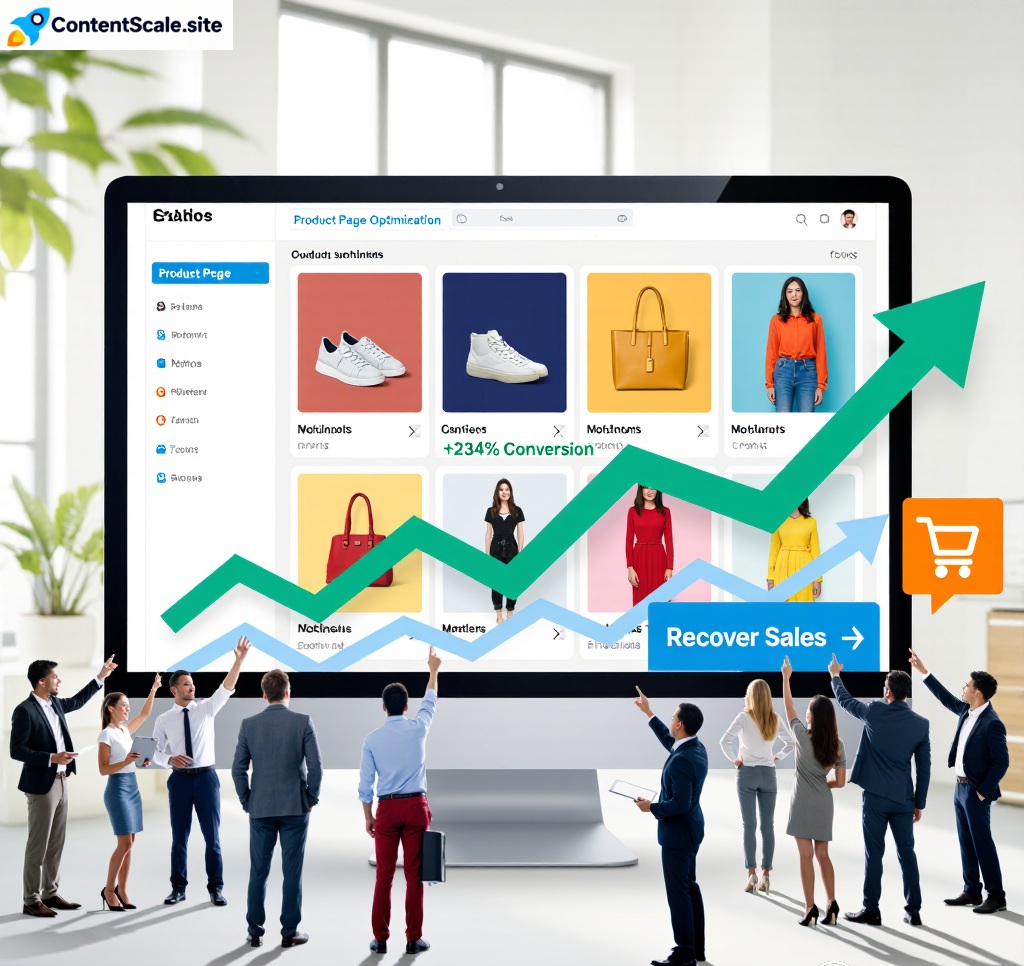 Ecommerce traffic recovery complete 90-day results showing traffic restoration and revenue recovery metrics