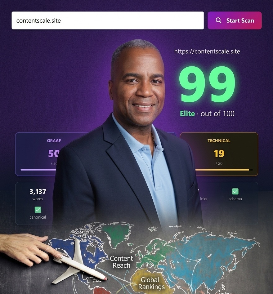 Content Scale platform by Ottmar Francisca Amsterdam — free SEO content scoring and lead generation tool