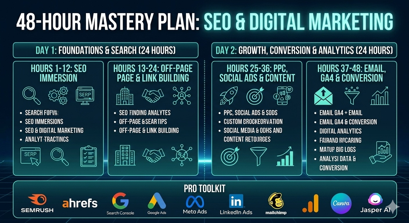 48-Hour Mastery Plan SEO & Digital Marketing
