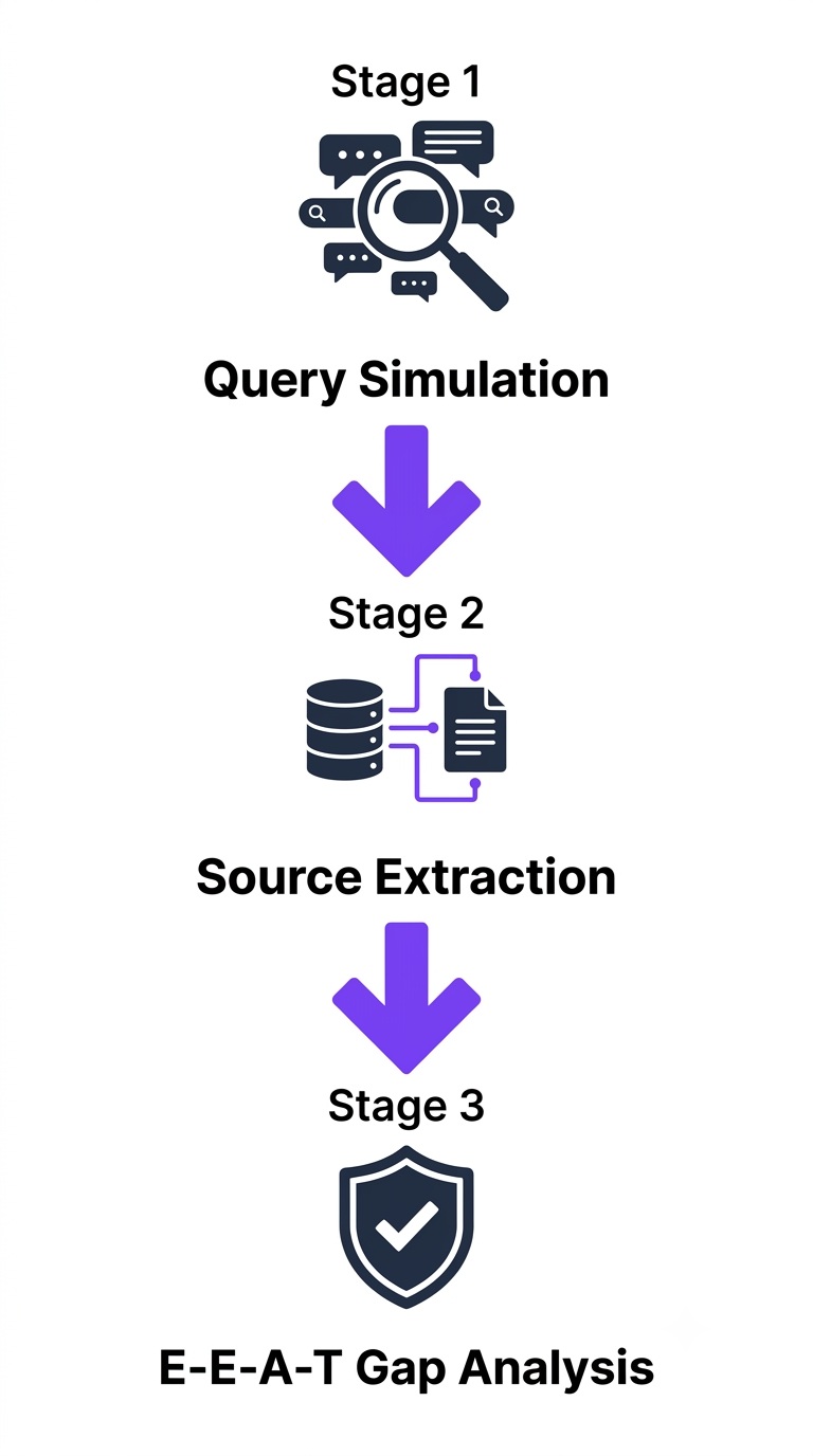 How AI citation tracking works — the RAG retrieval process behind Google AI Overview, Perplexity, Copilot, Claude and ChatGPT citations